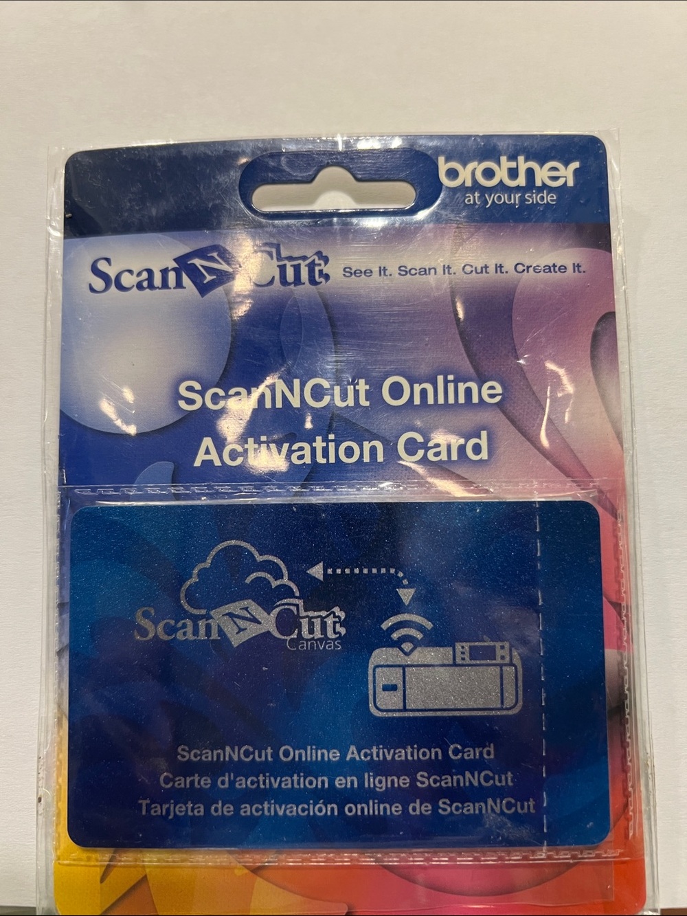 Brother ScanNCut Online Activation Card